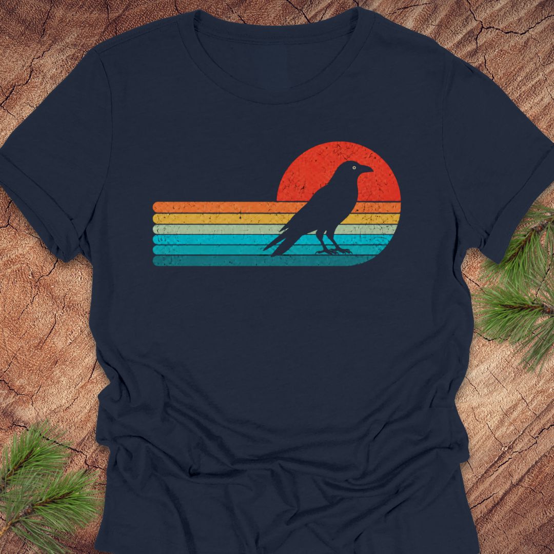 Retro Crow Women's Relaxed Tee