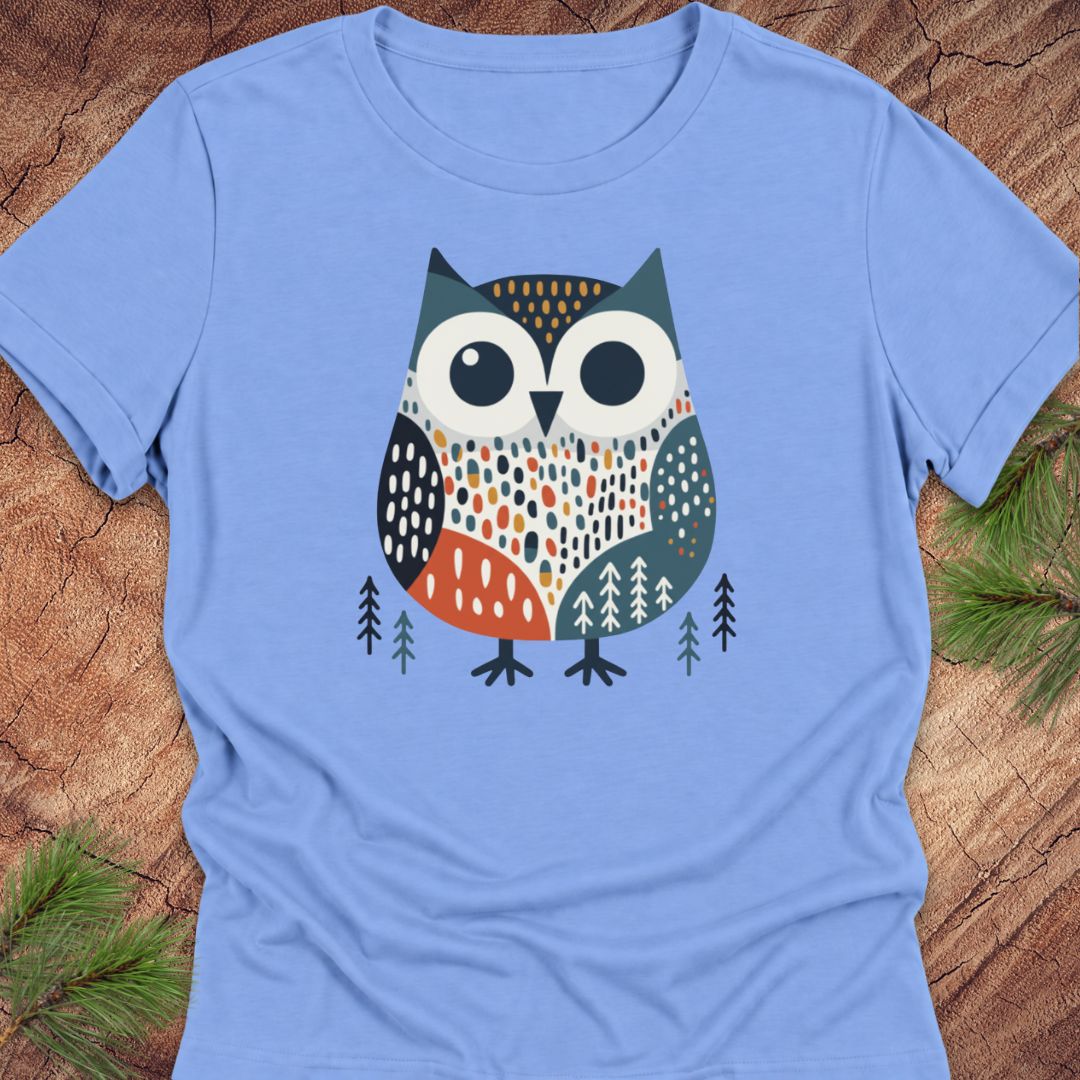 Retro Owl Women's Relaxed Tee