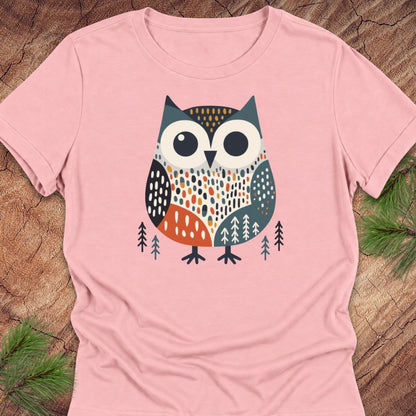 Retro Owl Women's Relaxed Tee