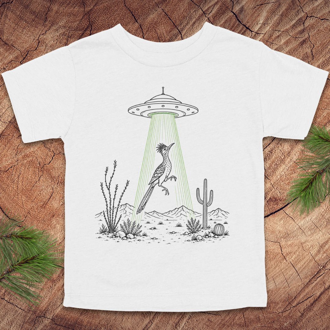 Roadrunner and UFO Toddler Tee
