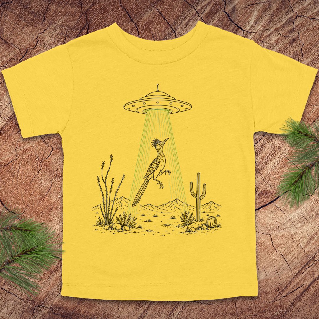 Roadrunner and UFO Toddler Tee