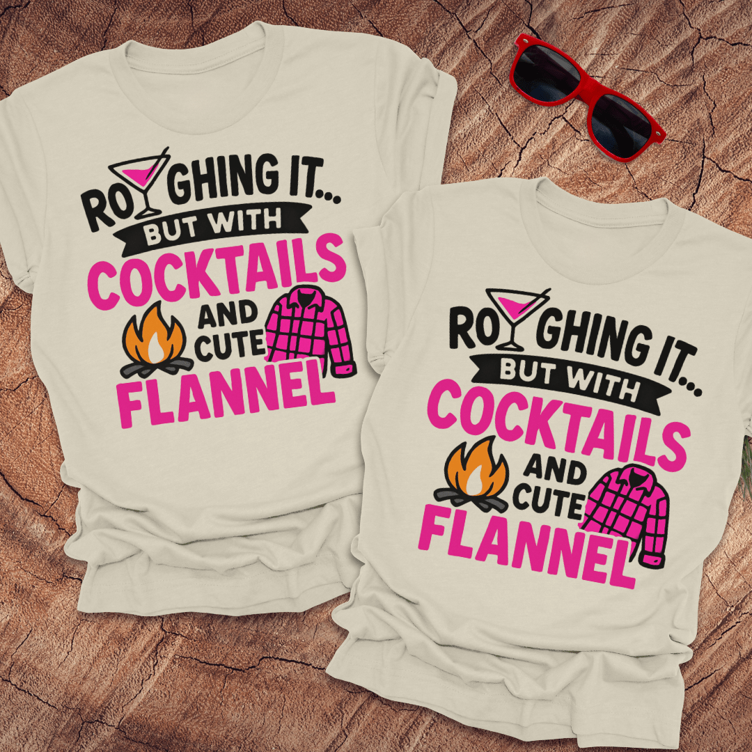 Roughing It but... Tee - Wandering Owl Adventure Gear