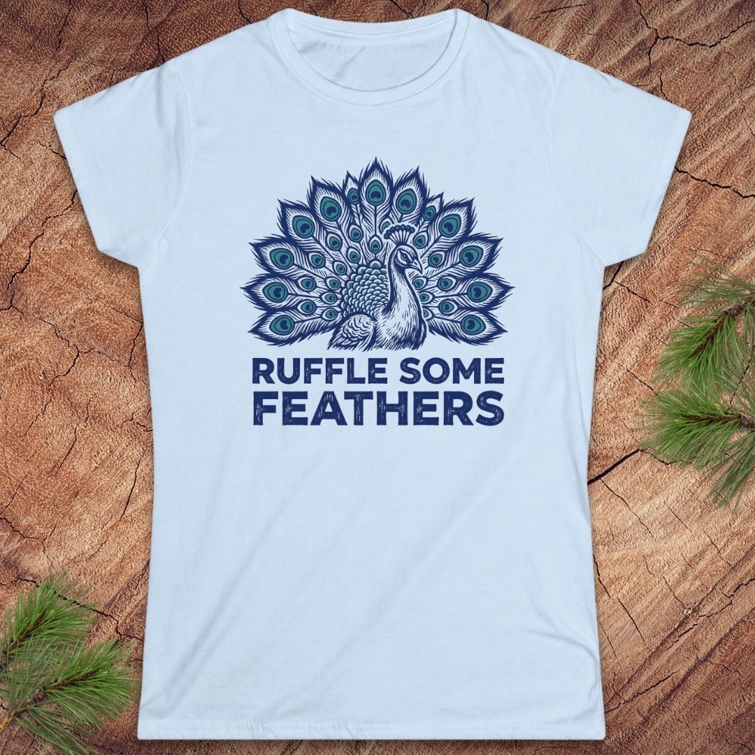Ruffle Feathers Peacock Women's Tee