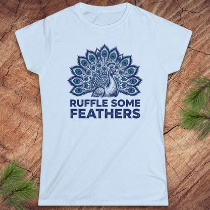 Ruffle Feathers Peacock Women's Tee