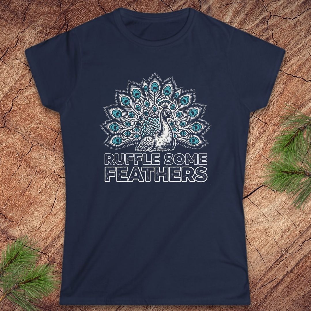 Ruffle Feathers Peacock Women's Tee