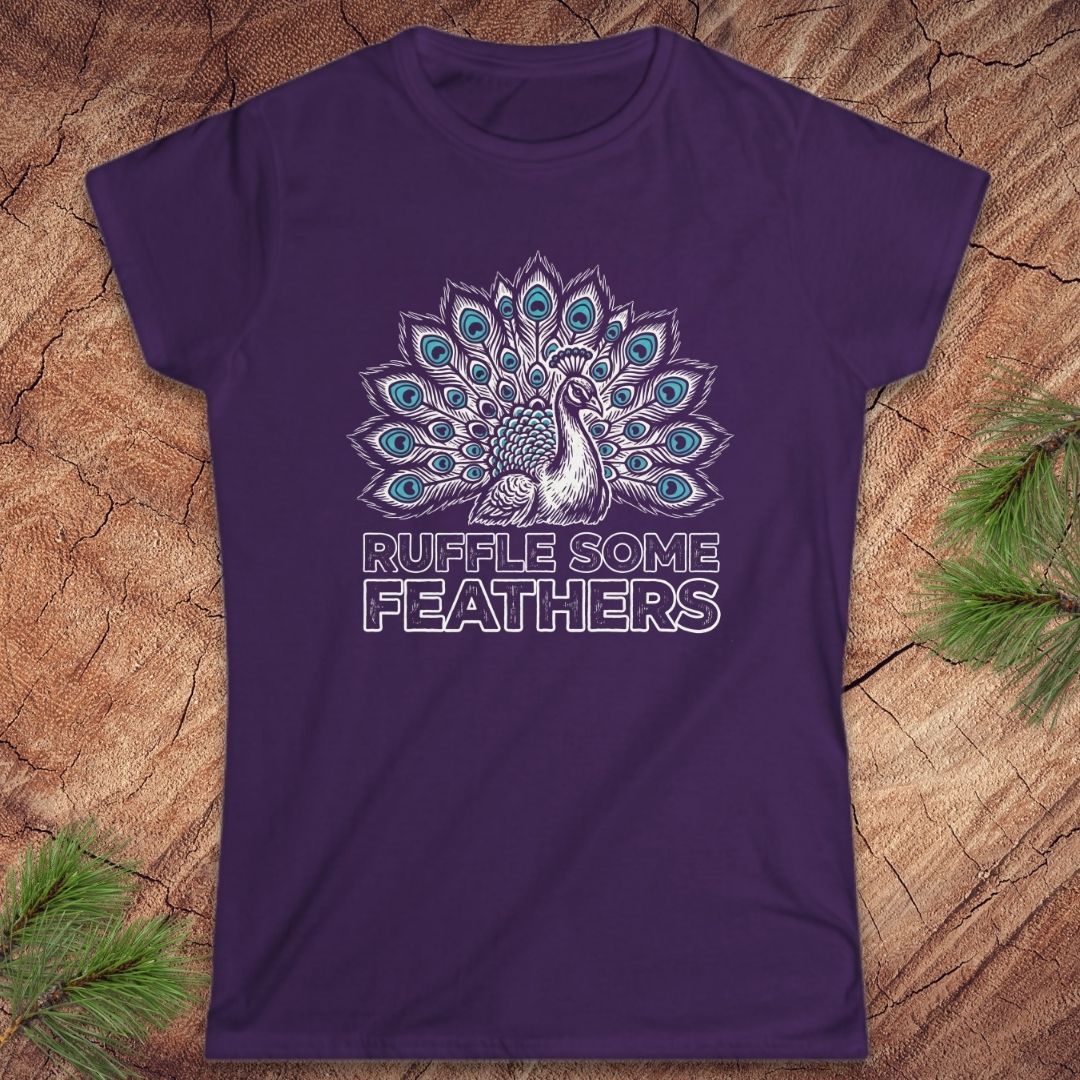 Ruffle Feathers Peacock Women's Tee