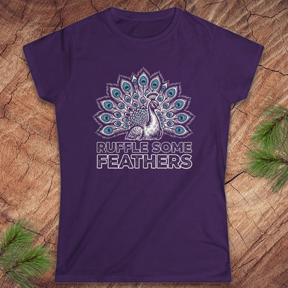 Ruffle Feathers Peacock Women's Tee