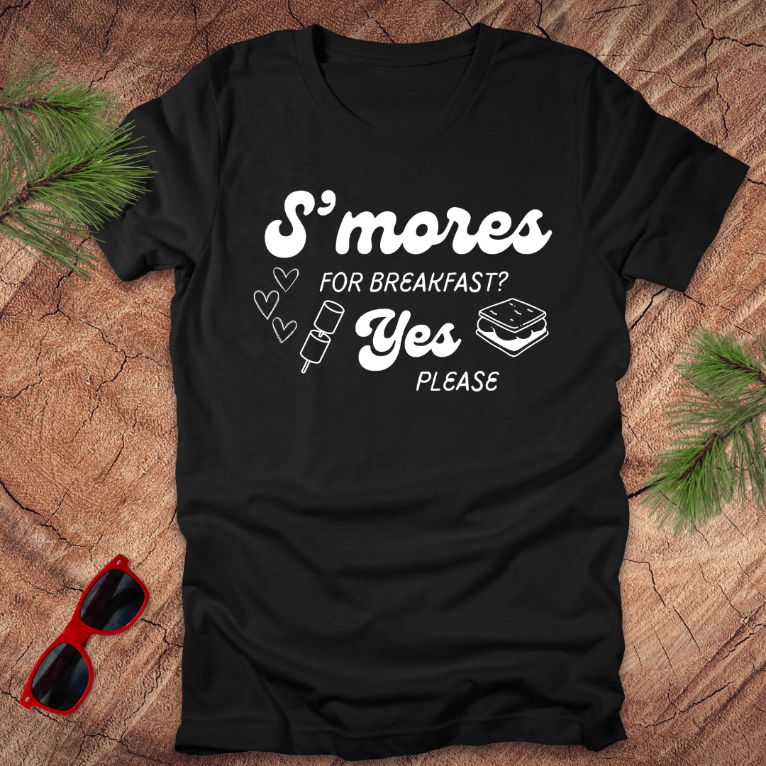 S'mores for Breakfast Tee - Wandering Owl Adventure Gear