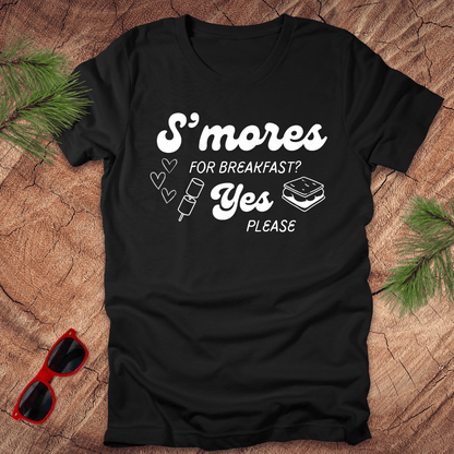 S'mores for Breakfast Tee - Wandering Owl Adventure Gear