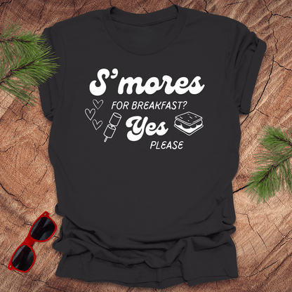 S'mores for Breakfast Tee - Wandering Owl Adventure Gear