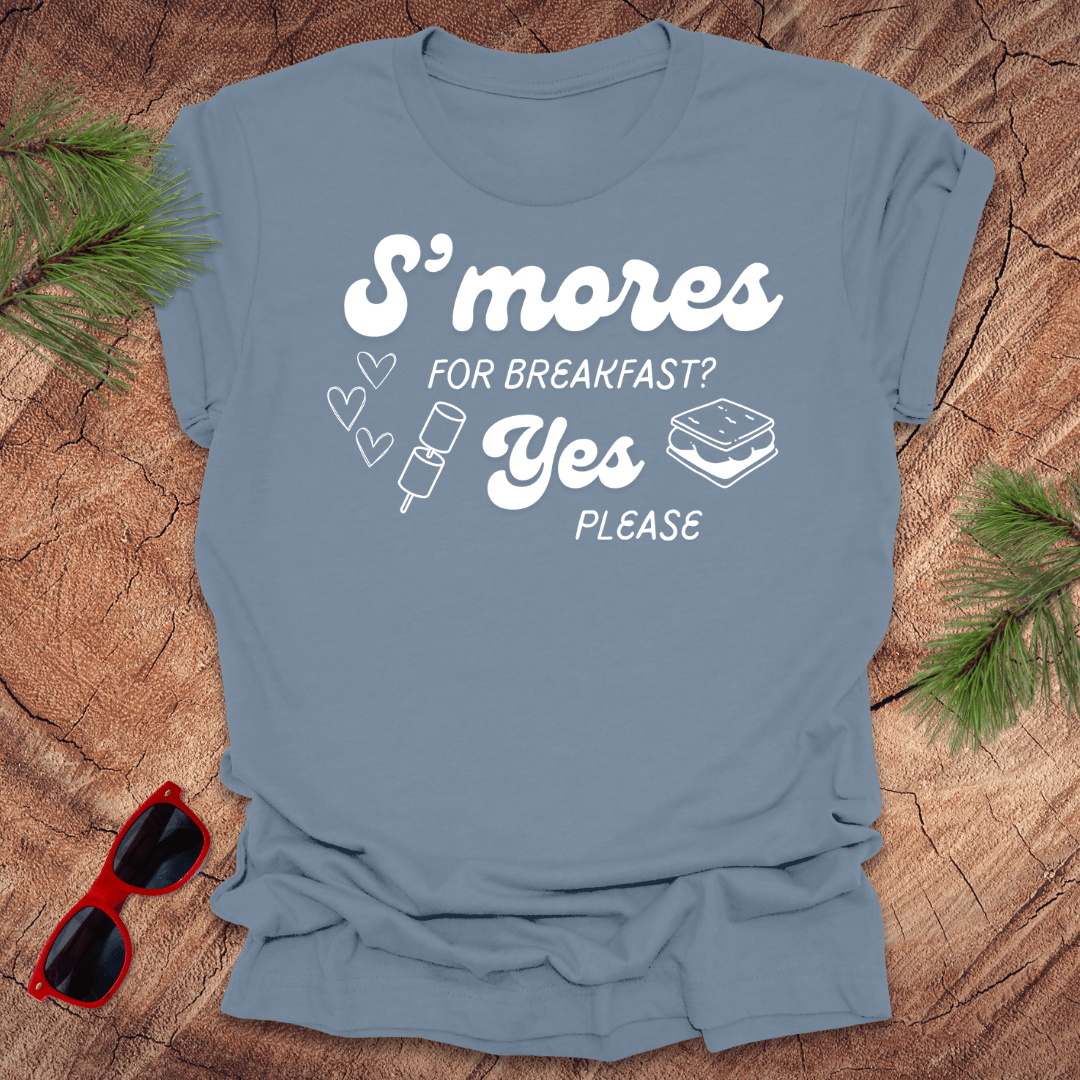 S'mores for Breakfast Tee - Wandering Owl Adventure Gear