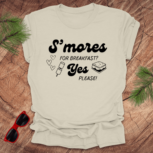 S'mores For Breakfast Tee - Wandering Owl Adventure Gear
