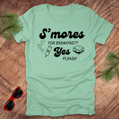 S'mores For Breakfast Tee - Wandering Owl Adventure Gear