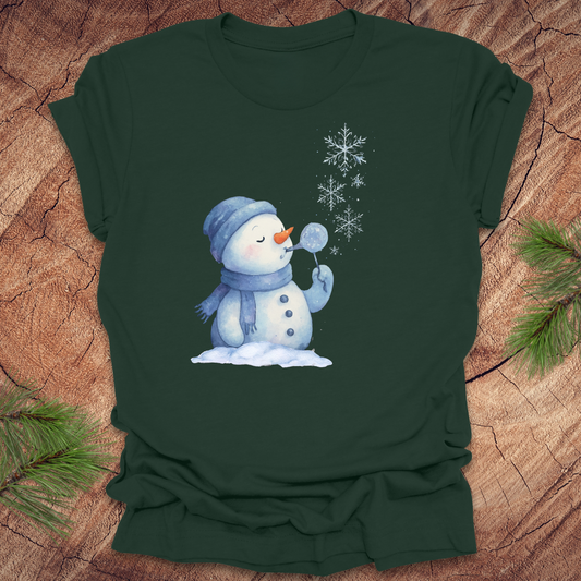 Snowman Snowflakes Tee