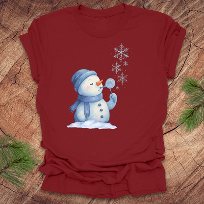 Snowman Snowflakes Tee