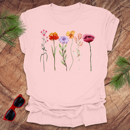 Tall Flowers Art Tee