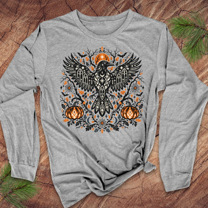 Spooky Crow Long-Sleeve Tee