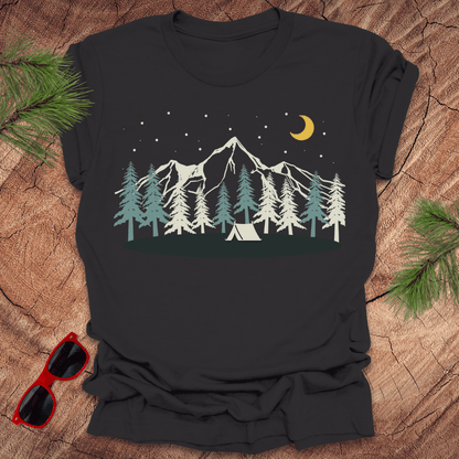 Starry Night Camping Tee - Wandering Owl Adventure Gear