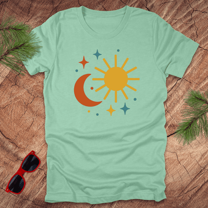 Sun and Moon Tee - Wandering Owl Adventure Gear
