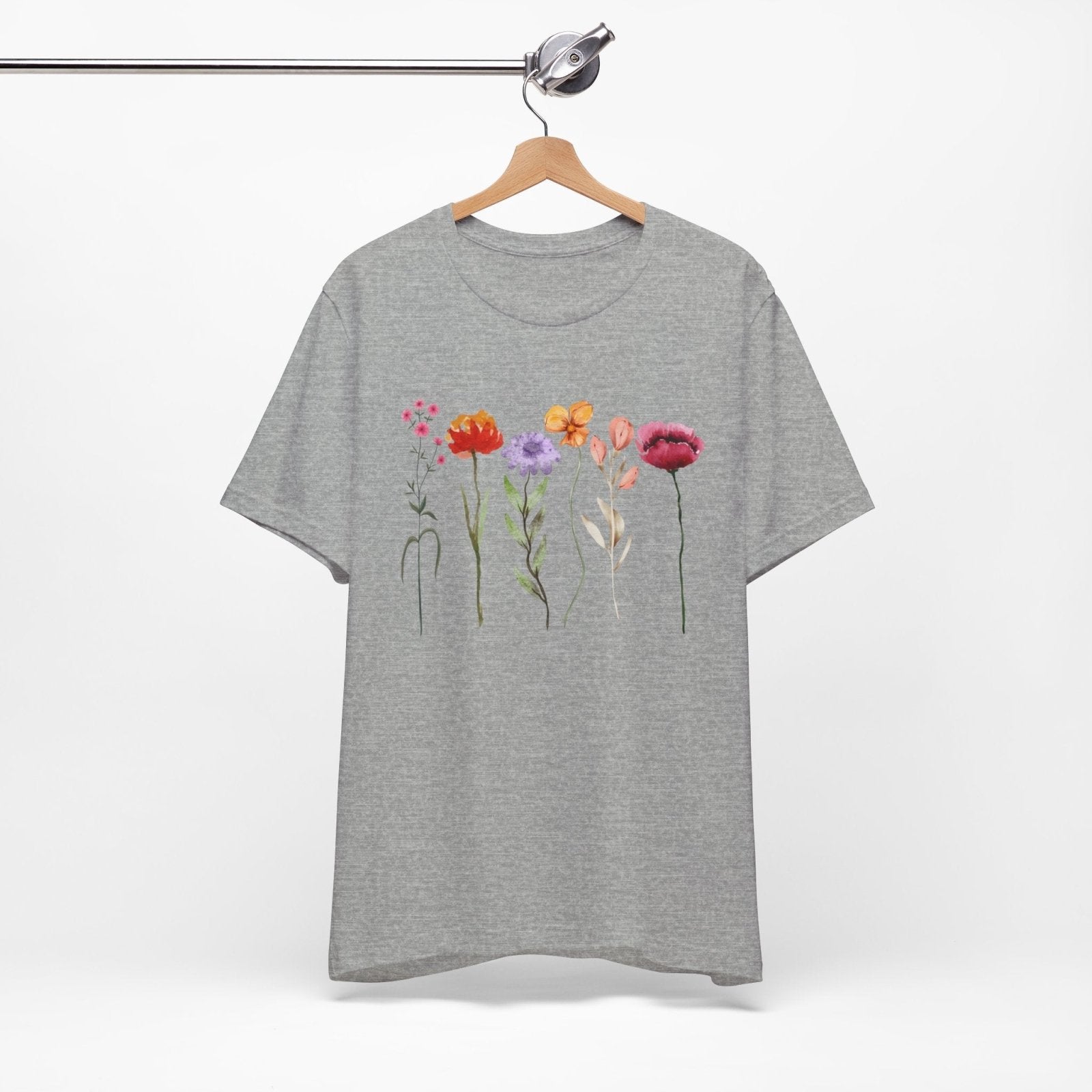 Tall Flowers Art Tee - Wandering Owl Adventure Gear