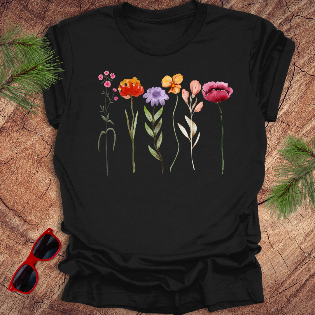 Tall Flowers Art Tee