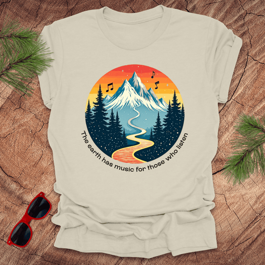 The Earth Has Music Tee - Wandering Owl Adventure Gear