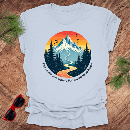 The Earth Has Music Tee - Wandering Owl Adventure Gear