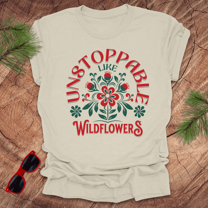 Unstoppable Like Wildflowers Tee - Wandering Owl Adventure Gear