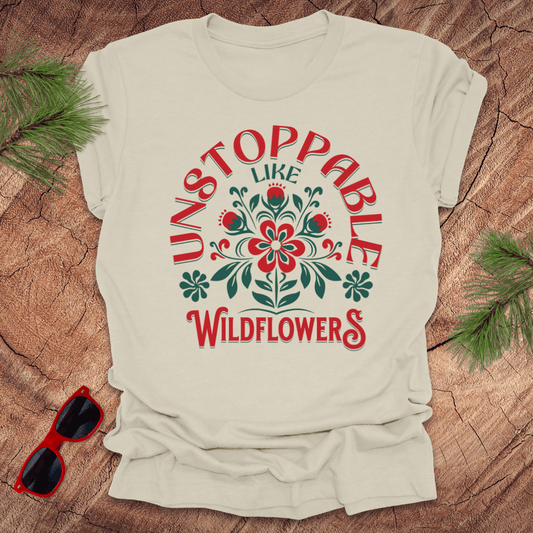 Unstoppable Like Wildflowers Tee - Wandering Owl Adventure Gear