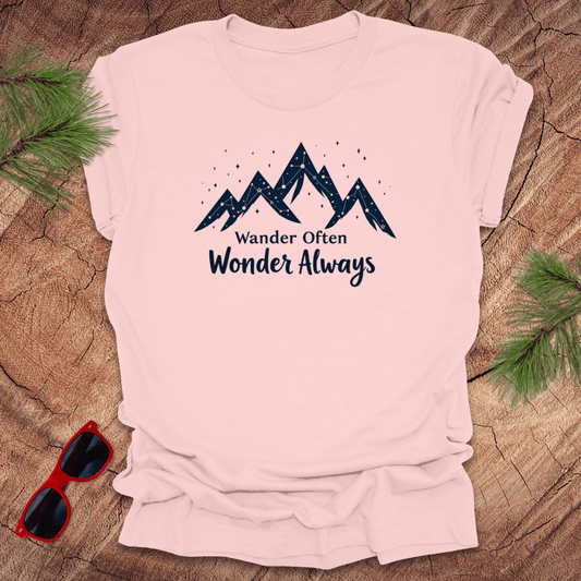 Wander Often, Wonder Always Tee - Wandering Owl Adventure Gear