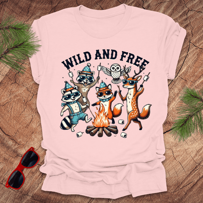 Wild and Free Wildlife Tee - Wandering Owl Adventure Gear