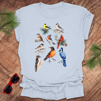 Wild Birds Tee - Wandering Owl Adventure Gear