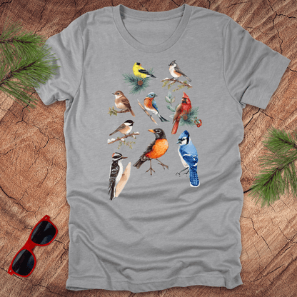 Wild Birds Tee - Wandering Owl Adventure Gear