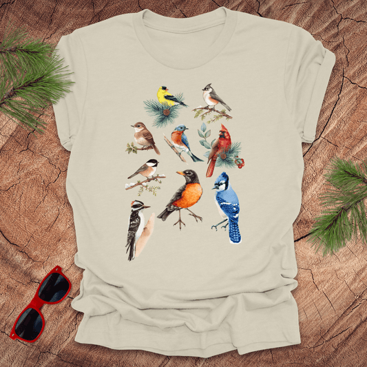Wild Birds Tee - Wandering Owl Adventure Gear