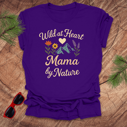 Wild Heart Mama by Nature Tee - Wandering Owl Adventure Gear