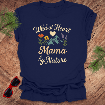 Wild Heart Mama by Nature Tee - Wandering Owl Adventure Gear