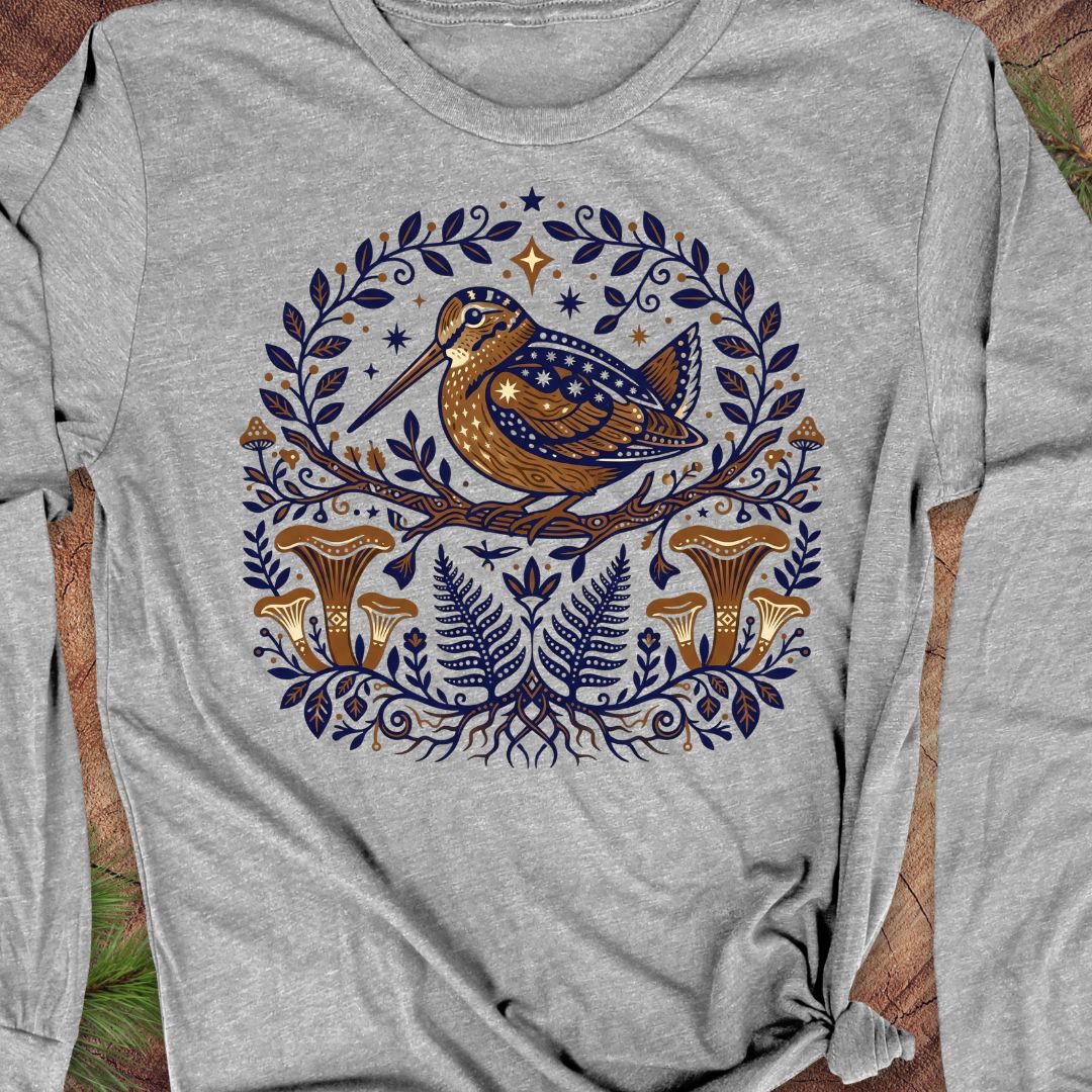 Woodcock of the Woods Long-Sleeve Tee
