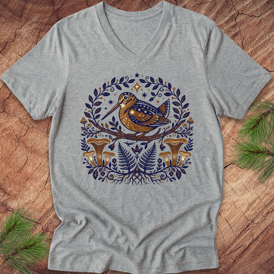 Woodcock of the Woods V-Neck Tee