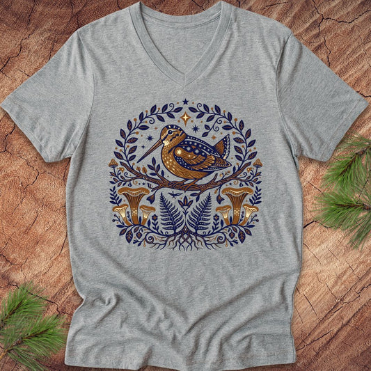 Woodcock of the Woods V-Neck Tee