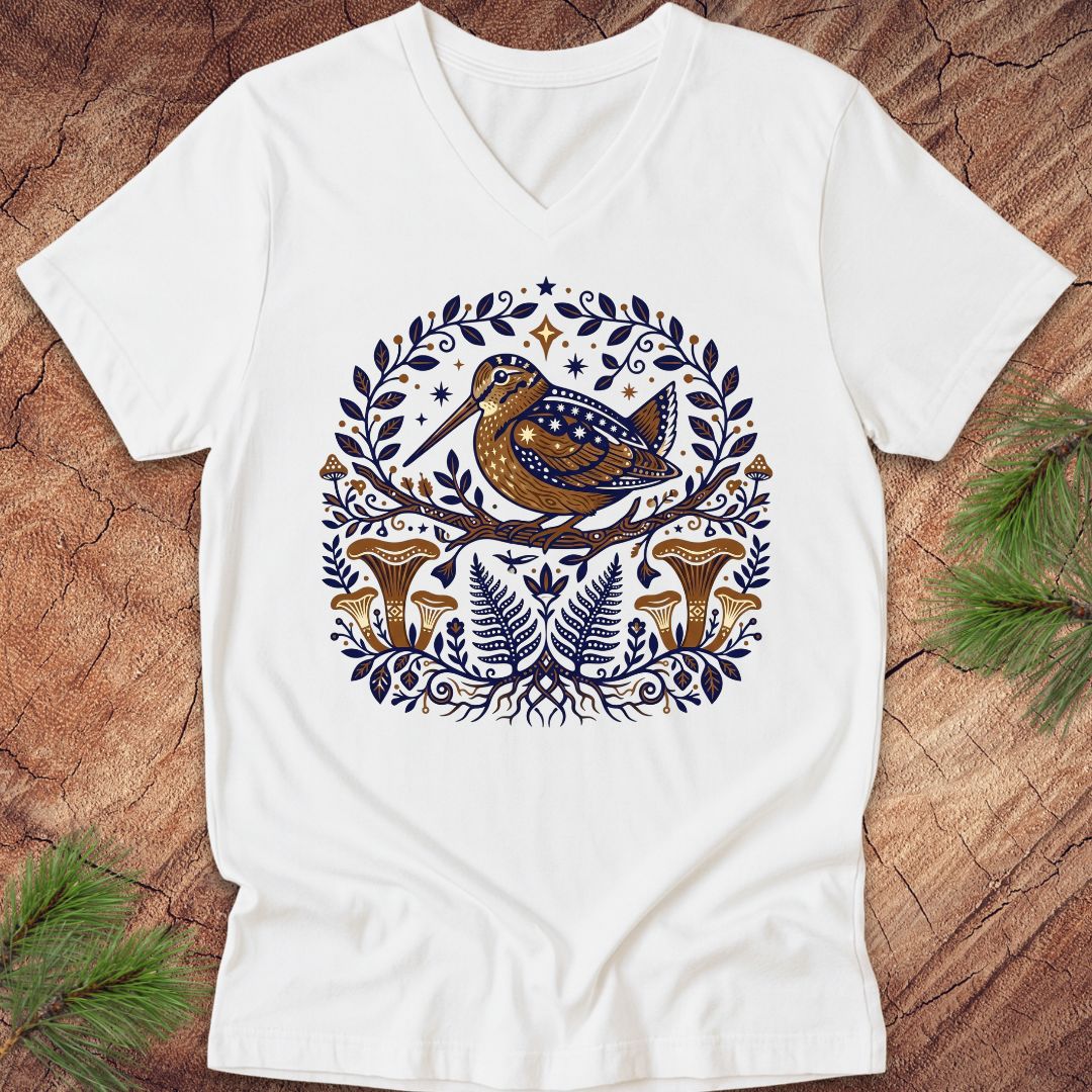 Woodcock of the Woods V-Neck Tee