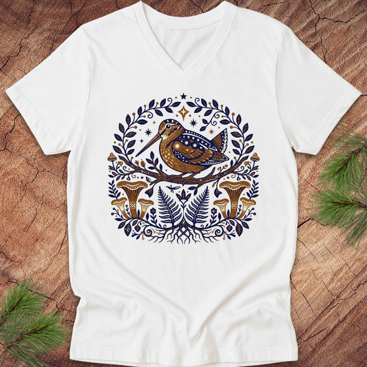 Woodcock of the Woods V-Neck Tee