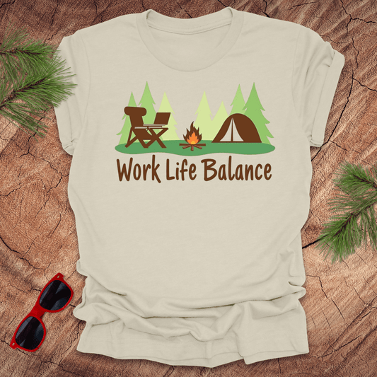 Work Life Balance Unisex Tee - Wandering Owl Adventure Gear